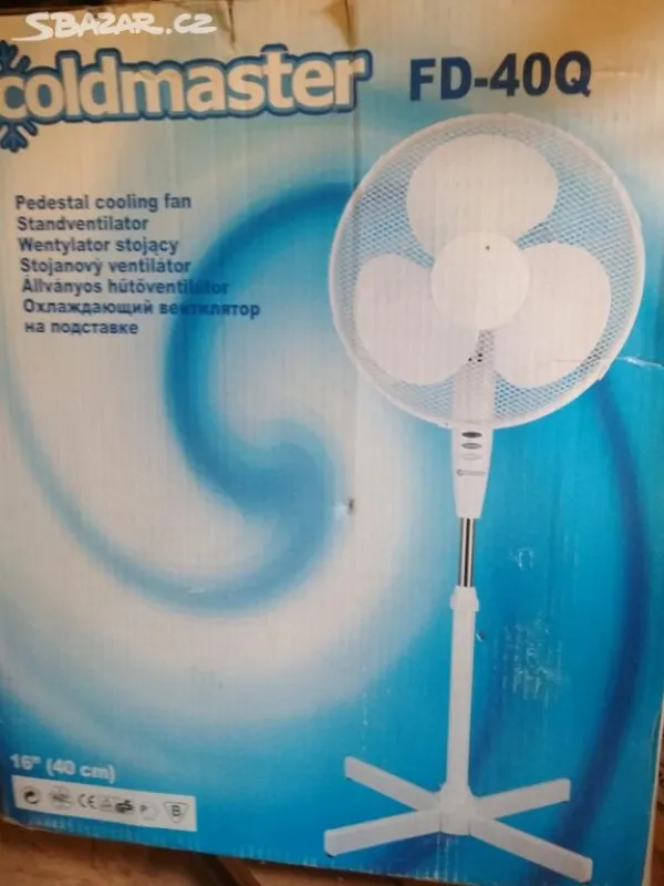 stojanový ventilátor použitý, funkční